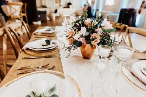 wedding-centerpiece-copper-vase-raleigh-florist
