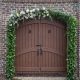 Arbor of greenery and florals designed by duhram florist and durham floral designer Poppy Belle Floral Design taken by Rachel Abi Photography